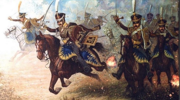Атака Ахтырских гусар