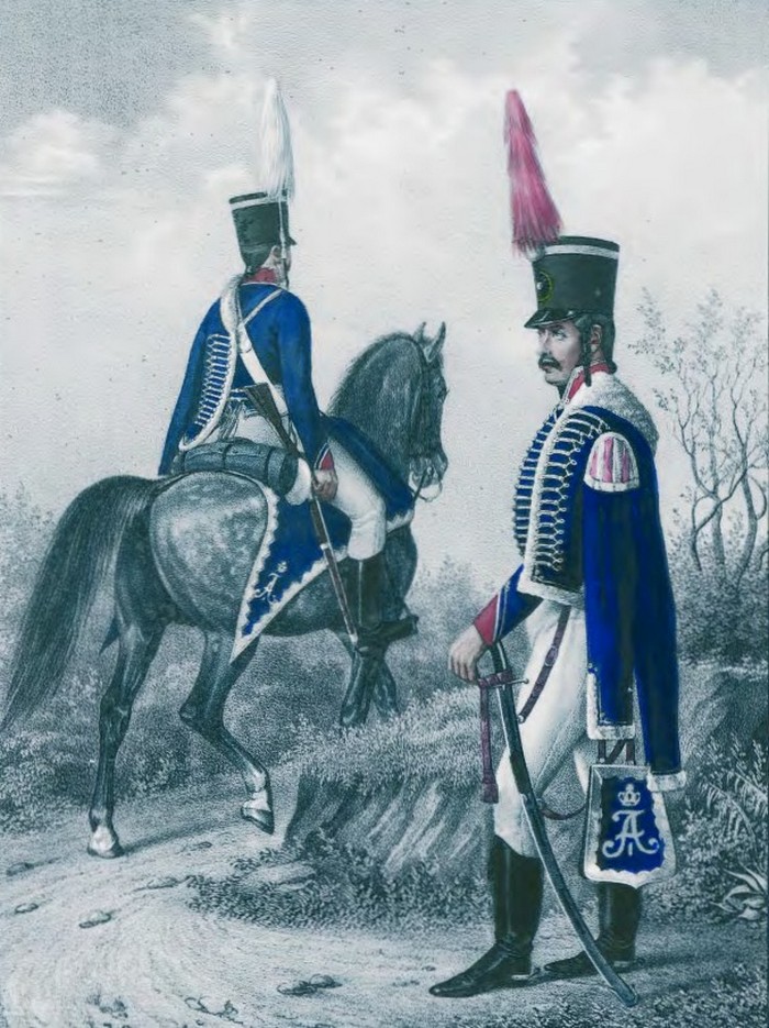 Белорусские гусары форма 1805 г.