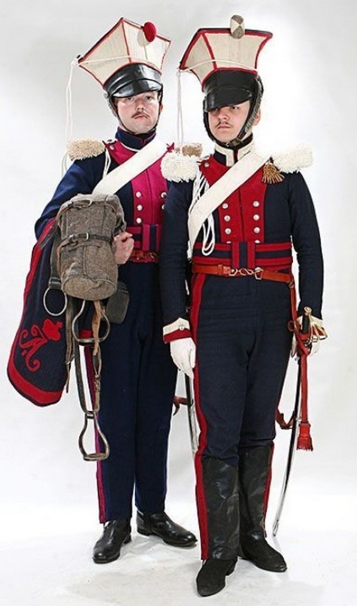 Уланы в сражении на реке Березина