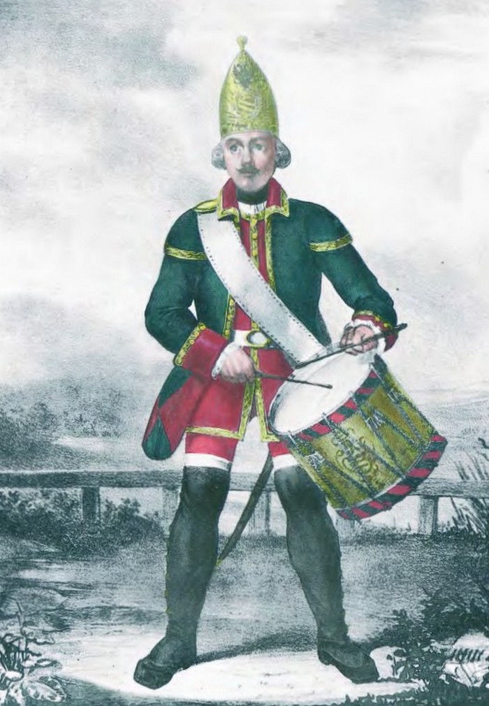 Форма музыкантов гренадер, Семилетняя война 1756-1763 гг.