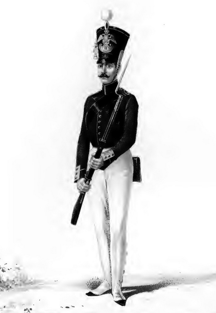 Форма русских егерей, Турецкая война 1828-1829 гг.