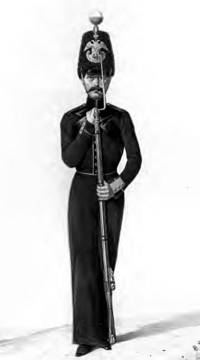 Форма русских егерей, Персидская война 1828-1829 гг.