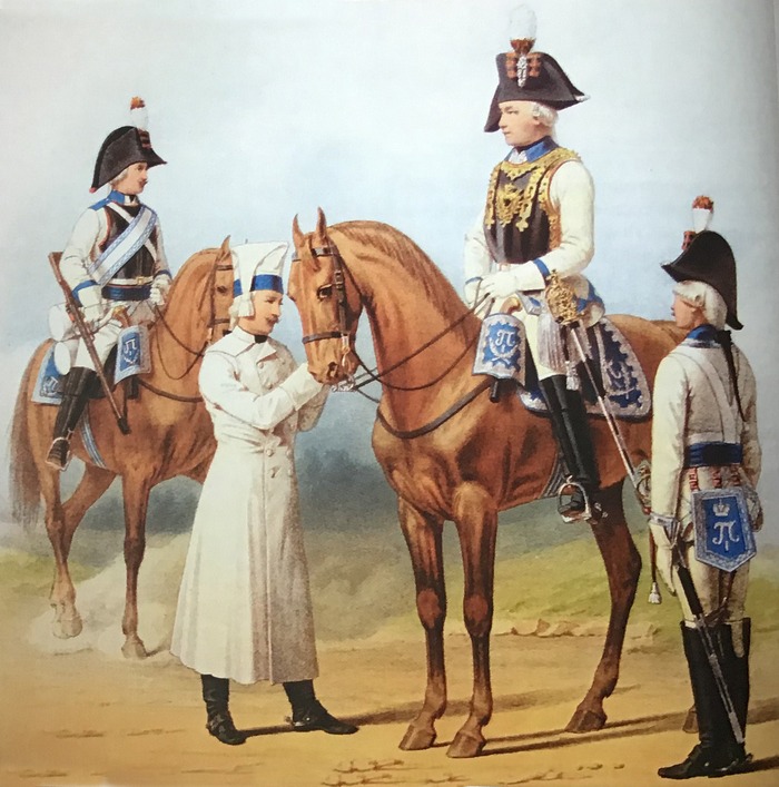 Лейб-кирасирский Его Величества полк,  1797-1801 гг., форма