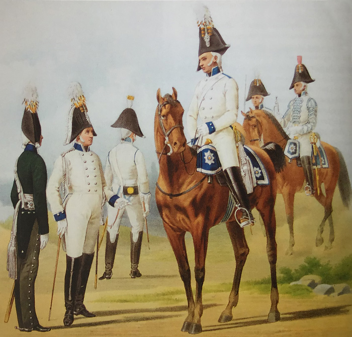Лейб-кирасирский Его Величества полк,  1802-1803 гг., форма