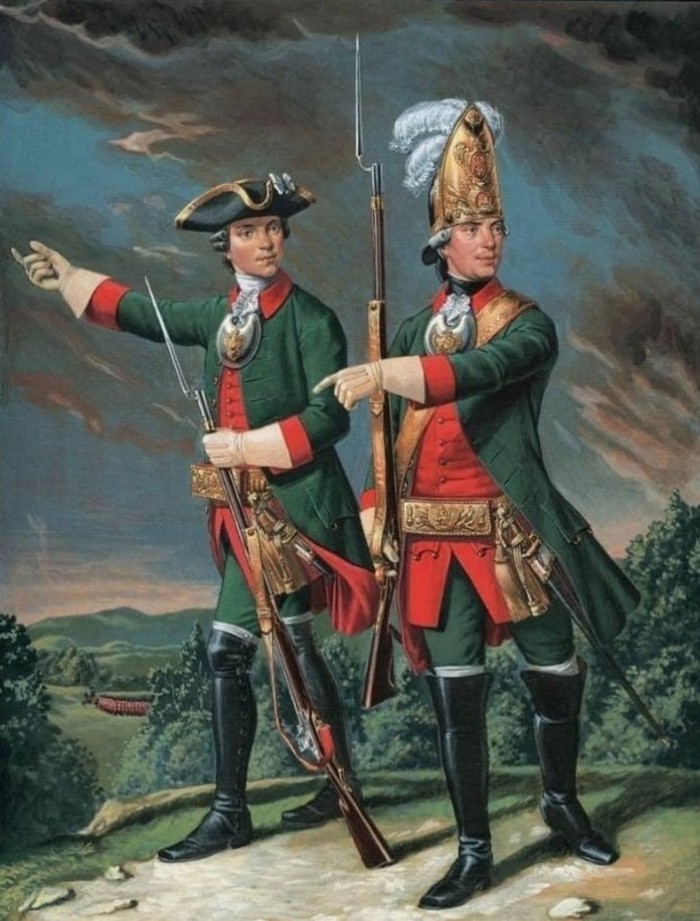Форма русской армии, Семилетняя война 1756-1763 гг.