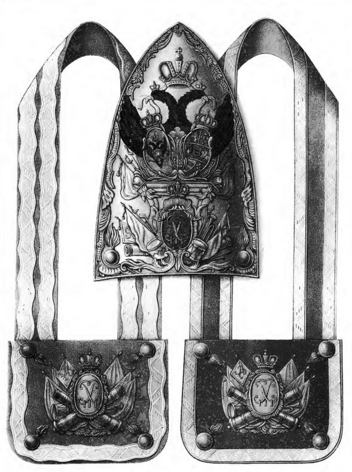 Офицерская гренадерка и сума, Семилетняя война 1756-1763 гг.
