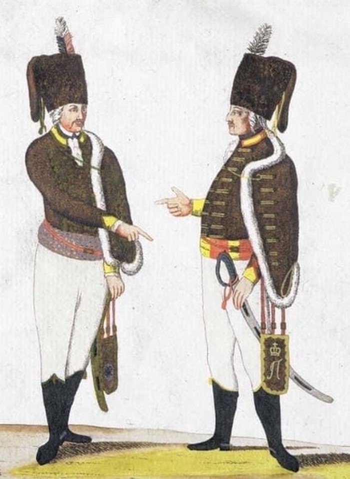 Форма гусар при Павле 1