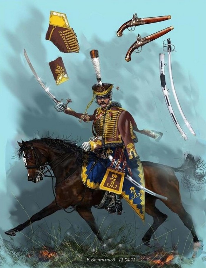 Форма унтер-офицеров кавалерии императора Александра I