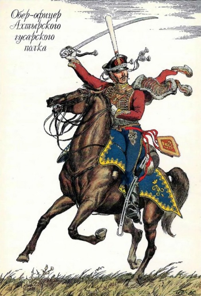Ахтырские гусары против Наполеона, Война 1812 года