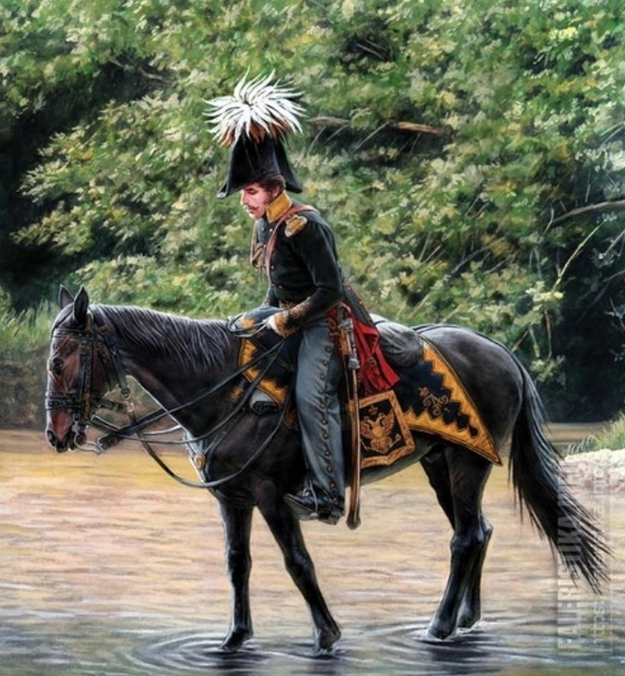 Полковой адъютант Мариупольского гусарского полка 1812 г. реконструкция, фото