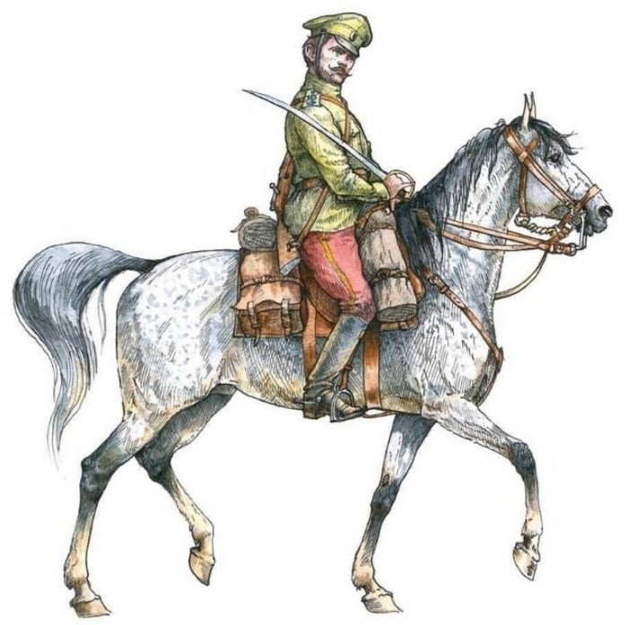 Форма одежды гусар в 1-ю Мировую войну