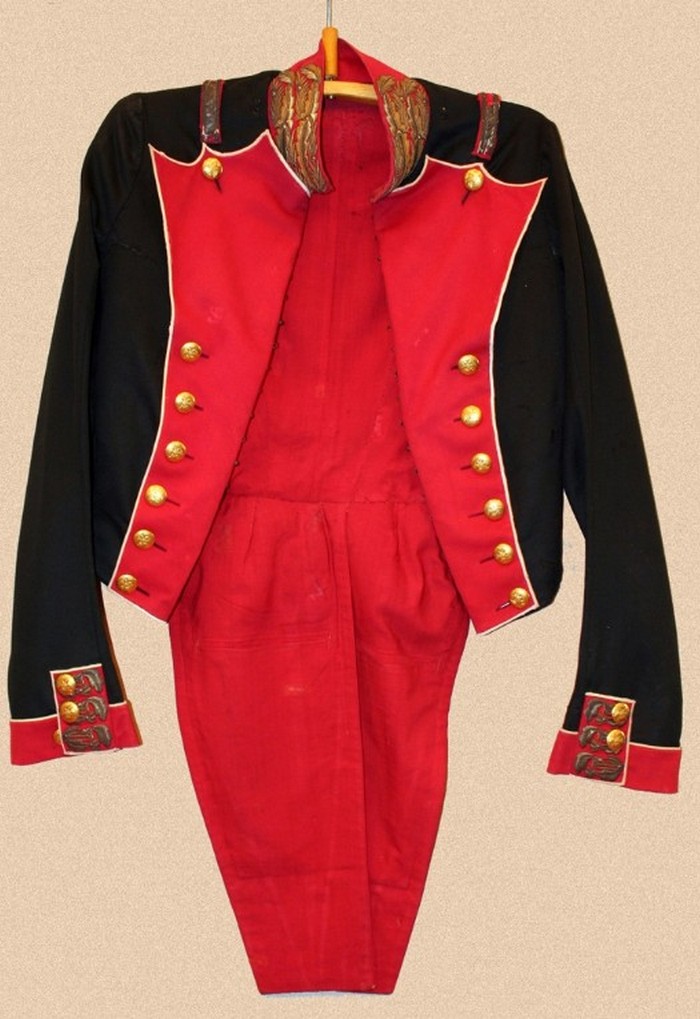 Форма обер-офицера Преображенского полка при Николае 1, 1829-1855 гг.