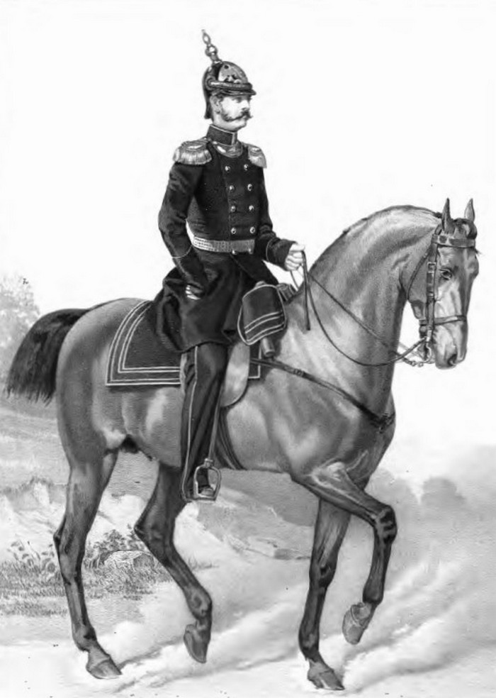 Форма штаб-офицеров гвардейской пехоты, Восточная (Крымская) война 1853-1856 гг.