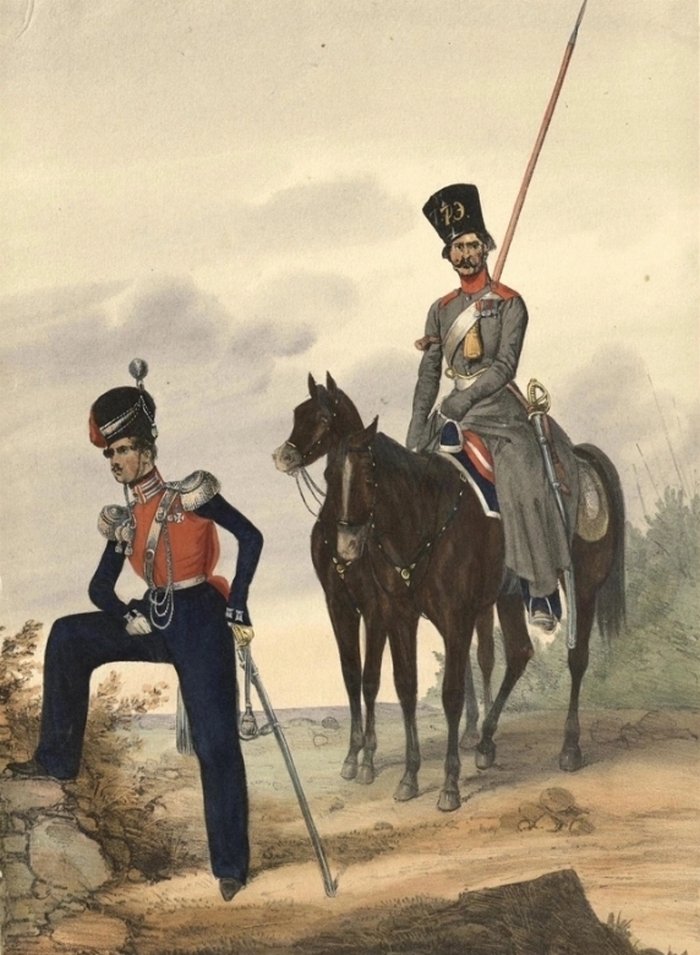 Казаки Черноморской сотни, форма 1812 г.