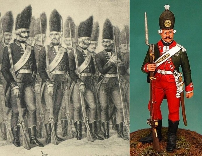 Мундир гренадер Московского легиона 1769-1775 гг.