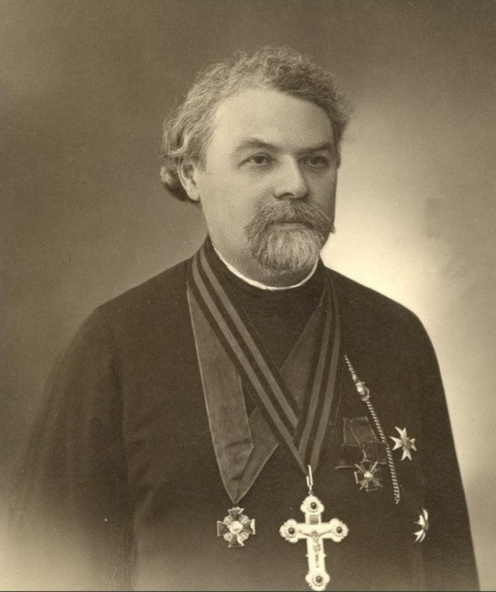 Протоирей Иоанн Стратонович - полковой священник Синих кирасир