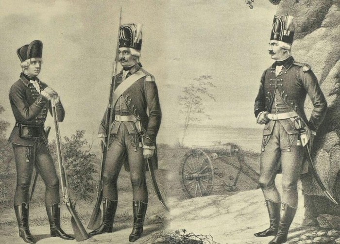 Мундир Московского легиона 1769-1775 гг.