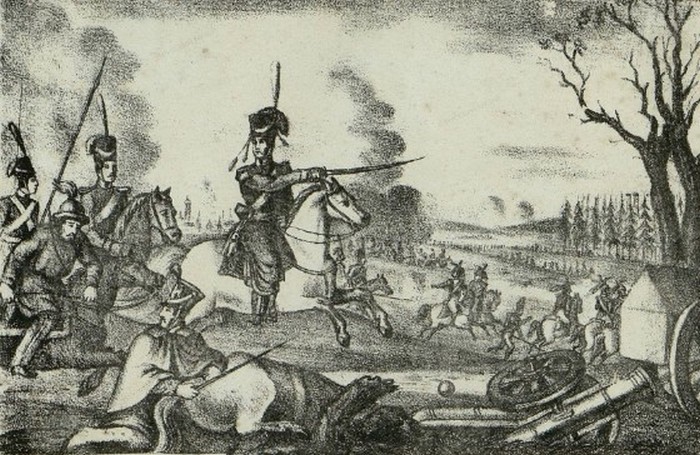 Бегство французов из Москвы 12 октября 1812 года