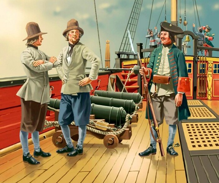 Морсккая гвардия Петра 1