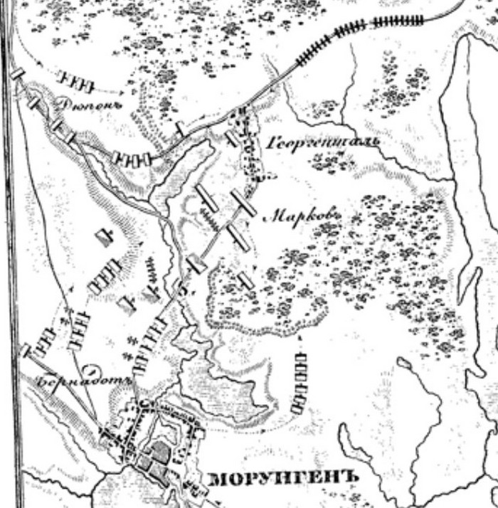Пруссия, Российская империя, Австрия в начале 19 века, 1806-1807 гг. карта