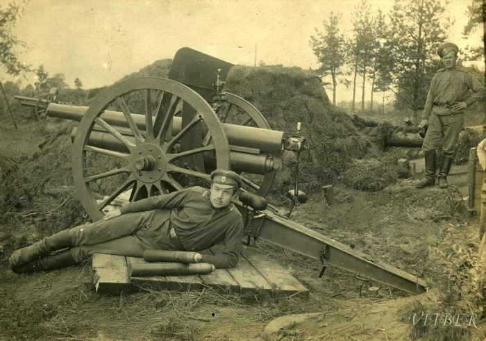 Русская пушка калибр 76 мм образаца 1902 г., трехдюймовка