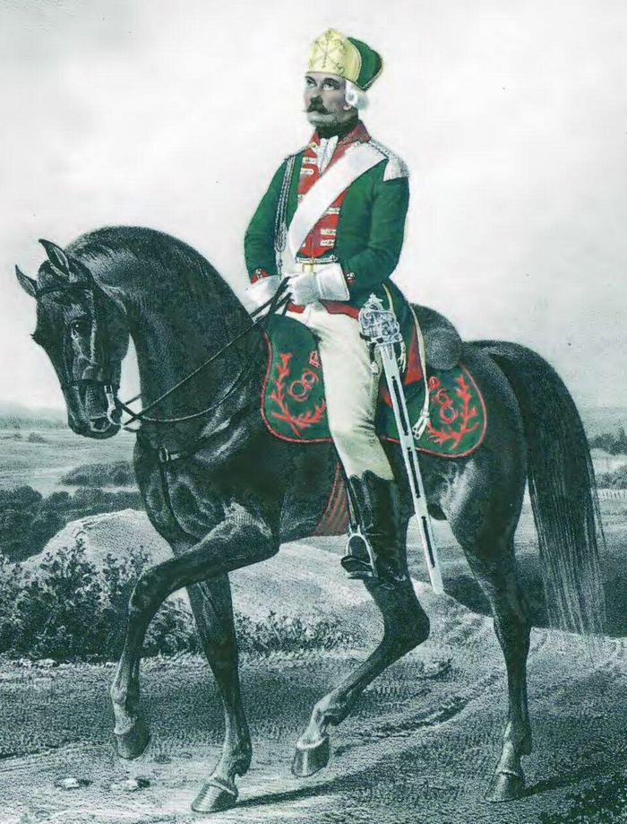 Рядовой карабинер Санкт-Петербургского легиона 1769-1775 гг. форма, мундир