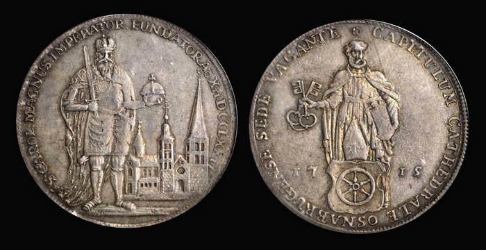 Талер 1715 г. епископство Оснабрюк, Вестфалия