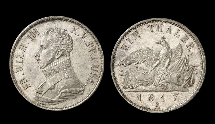 Камергерский талер Фридриха Вильгельма 3, 1816 г., королевство Пруссия