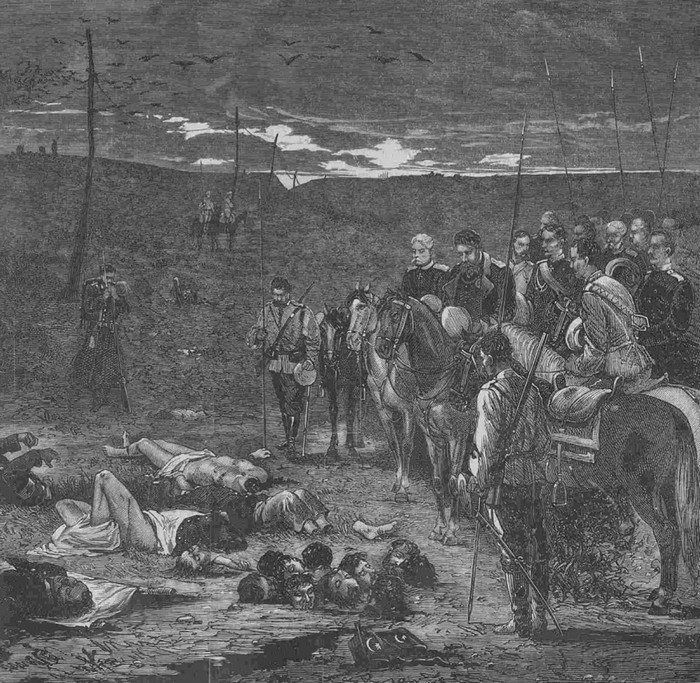 Военные действия на Балканах 1877 г., рисунок