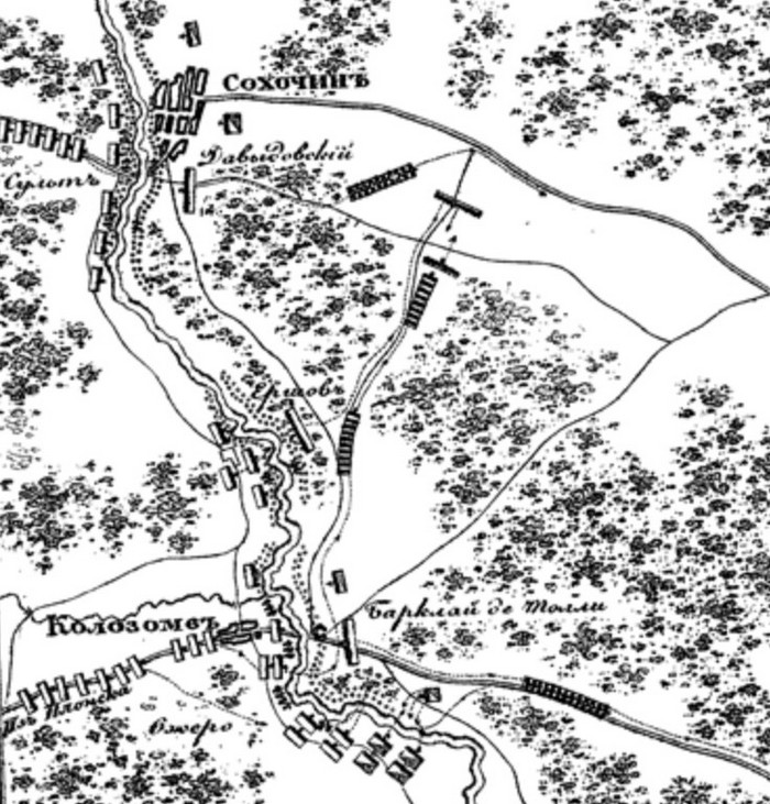 Война с Наполеоном в Польше 1806 г., карта
