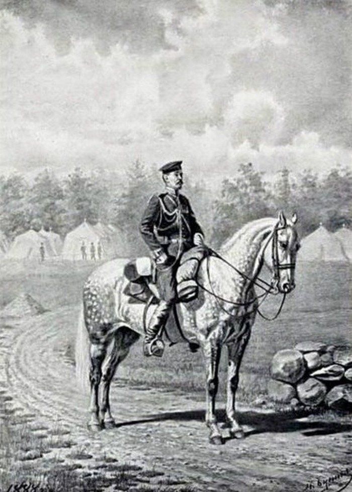 Н. Бунин Русский военный быт, художественный альбом, 1890 г.