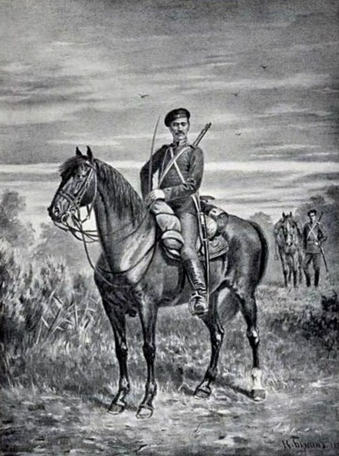 Н. Бунин Русский военный быт, художественный альбом, 1890 г.