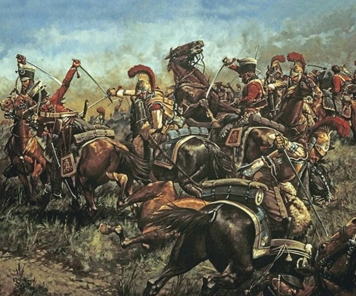 Изюмские гусары в Бородинской битве, август 1812 г.