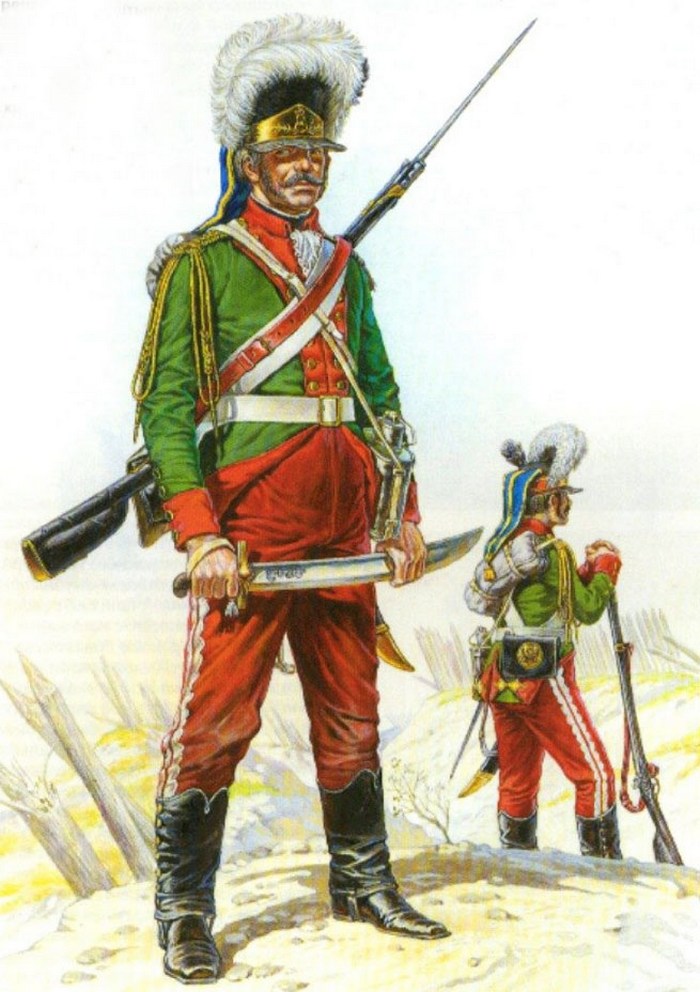 Потемкинская форма гренадер 1792 г.