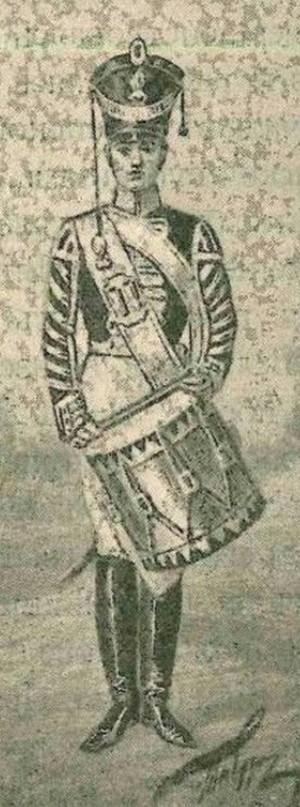 Барабанщик Калужского полка 1818 г.