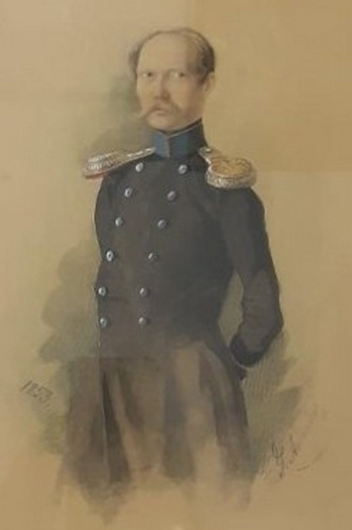 Форма обер-офицеров Кексгольмского гренадерского полка при Николае 1