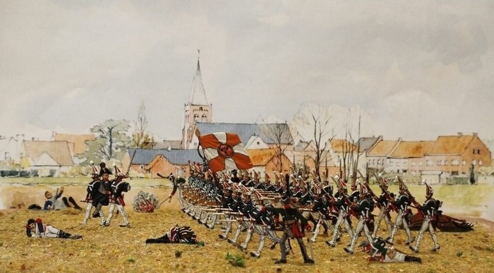 Последняя штыковая атака генерала Мазовского, Фридланд, 1807 г.